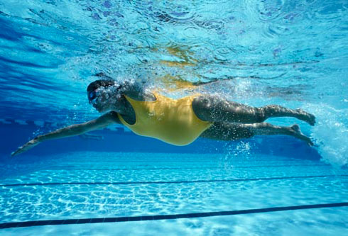 Pregnant Woman Swimming